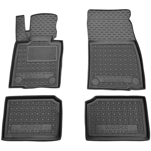 Set tappetini di gomma su misura per  Mini Countryman (R60) I (2010-2016)
