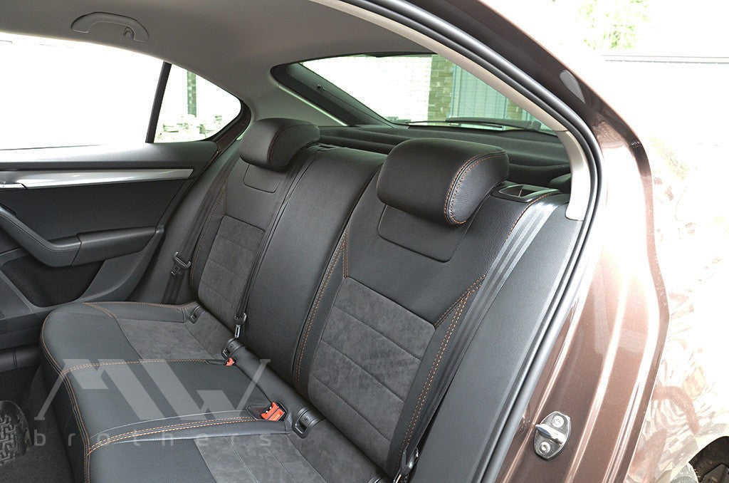 Set coprisedili su misura per  Skoda Octavia A7 Ambition, Elegance (2013-2016), Leather Style