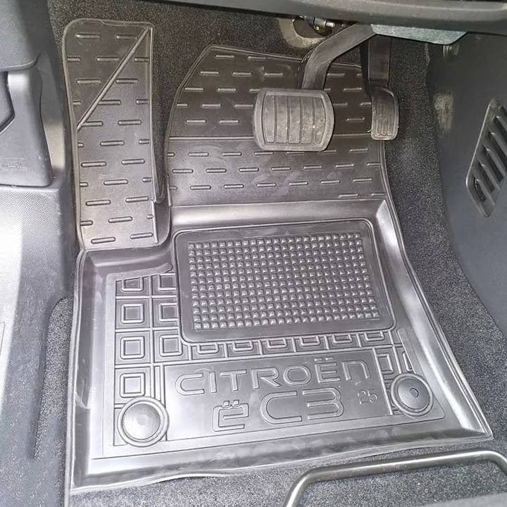 Passgenaue Gummifußmatten für Citroen C3 (2025-heute)