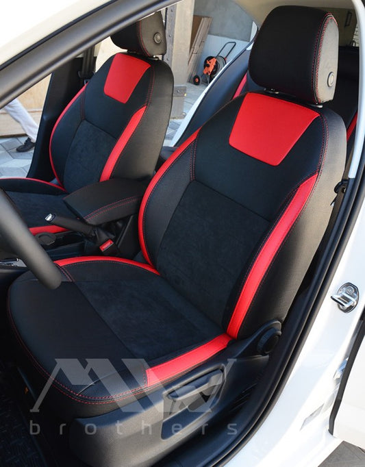 Set coprisedili su misura per  Skoda Octavia A7 Ambition, Elegance (2013-2016), Leather Style