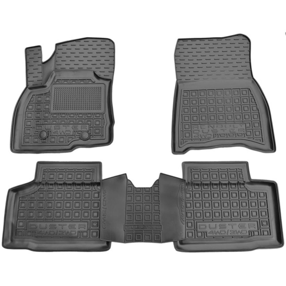 Set tappetini di gomma su misura per Dacia Duster 3 4wd (2024 in poi)