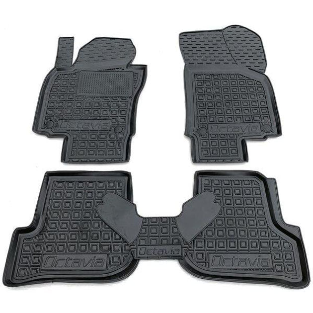 Set tappetini di gomma su misura per  Skoda Octavia A5 (2004-2013)