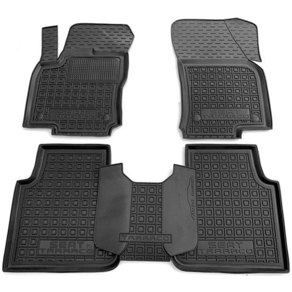 Set tappetini di gomma su misura per Seat Tarraco (2018 in poi)