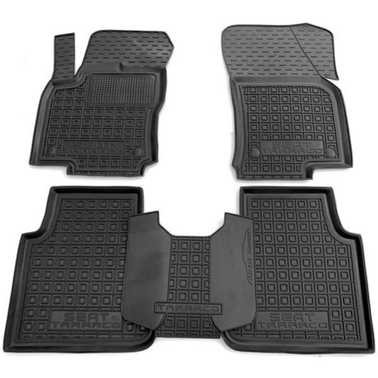 Set tappetini di gomma su misura per Seat Tarraco (2018 in poi)