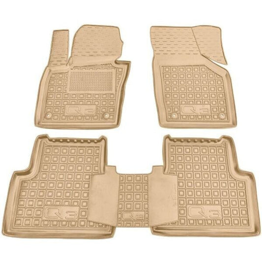 Set tappetini di gomma su misura per Audi Q3 (8U) (2011-2018)