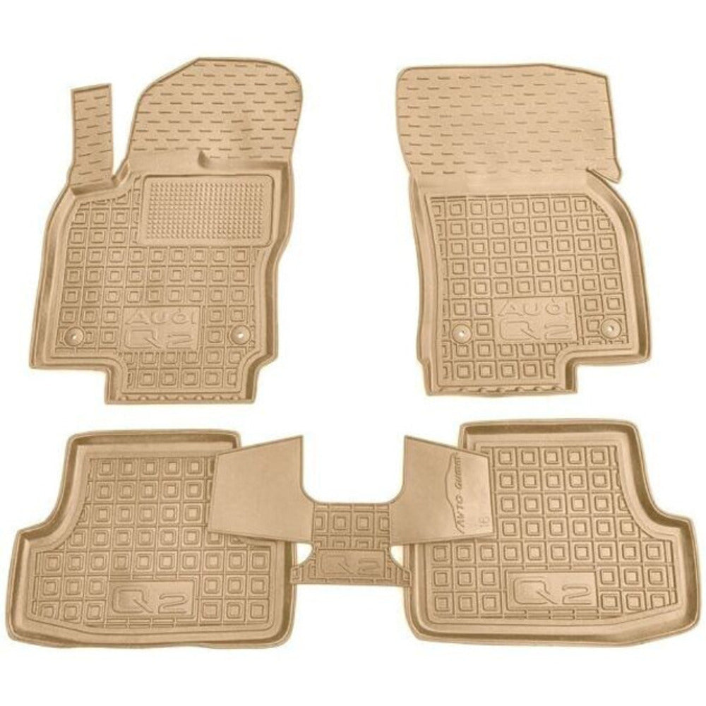 Set tappetini di gomma su misura per Audi Q2 (2016 in poi)