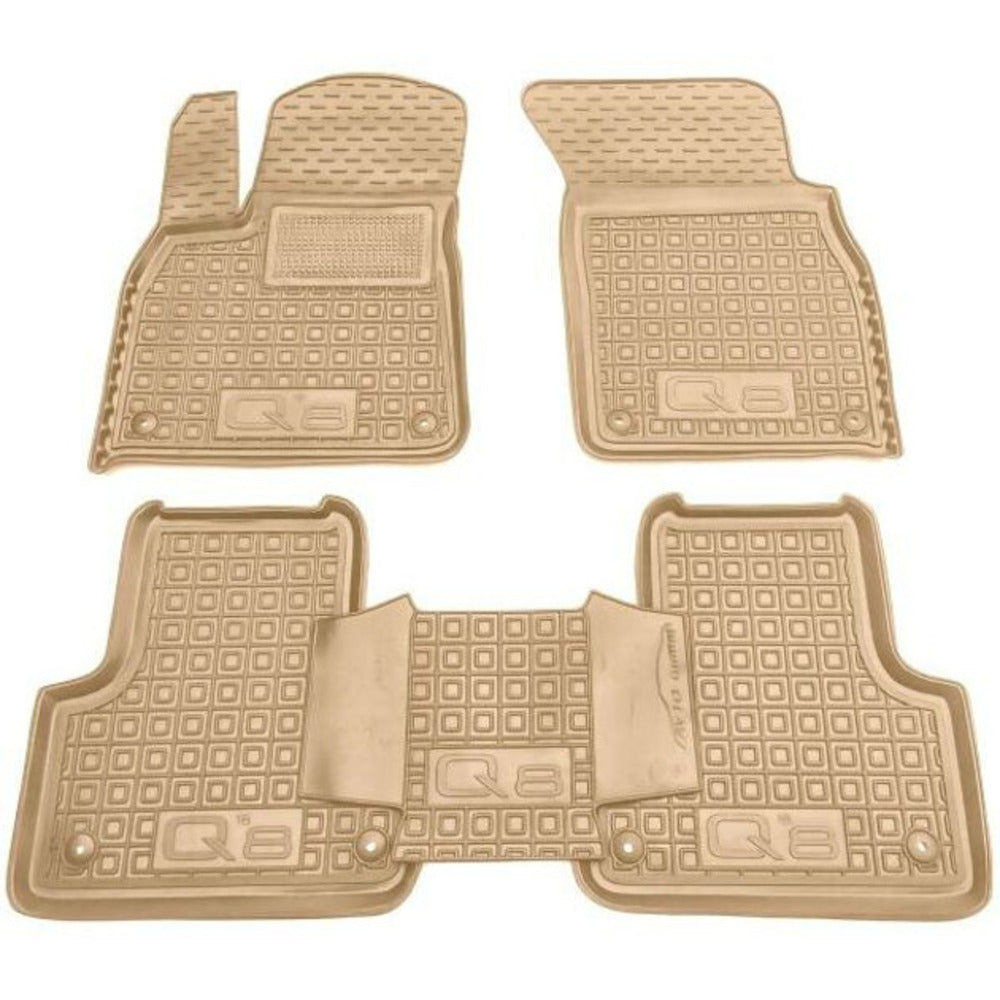 Set tappetini di gomma su misura per Audi Q8 (2018 in poi)