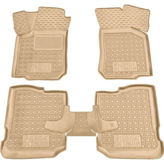 Set tappetini di gomma su misura per Skoda Octavia Tour (1996–2004)