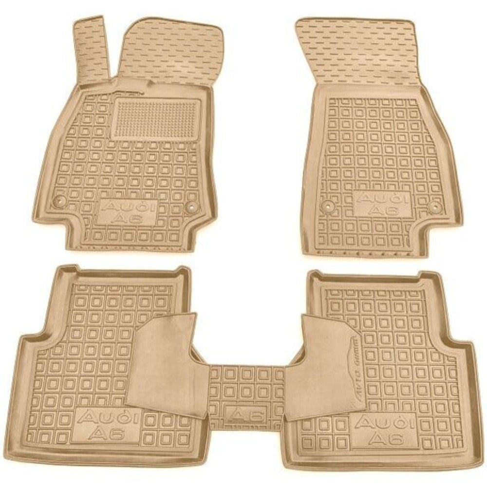 Set tappetini di gomma su misura per Audi A6 (C8) (2018 oggi)