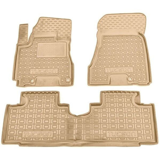 Set tappetini di gomma su misura per Hyundai Tucson 1 (2004-2014)