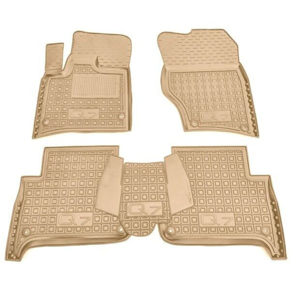 Set tappetini di gomma su misura per Audi Q7 (4L) (2015-2014)