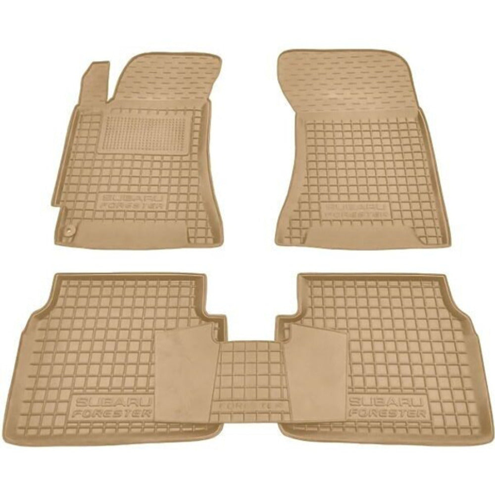 Set tappetini di gomma su misura per Subaru Foreste 2 (2002-2008)