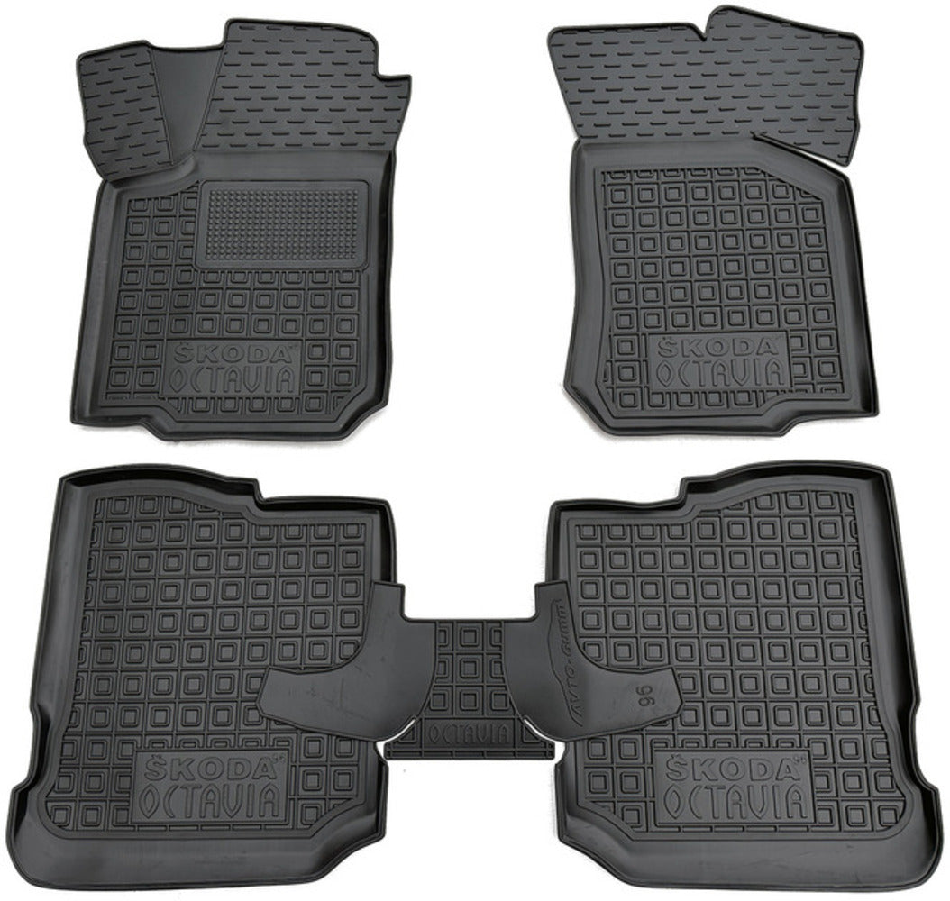 Set tappetini di gomma su misura per Skoda Octavia Tour (1996–2004)