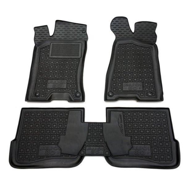 Maßgefertigtes Gummi-Fußmattenset für Audi 80 (B4) (1991-1996)