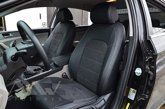Set coprisedili su misura per Hyundai Sonata LF (2014-2019), Leather Style