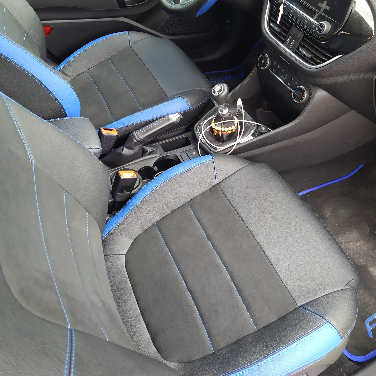 Set coprisedili su misura per Ford Puma (2019-), Leather Style