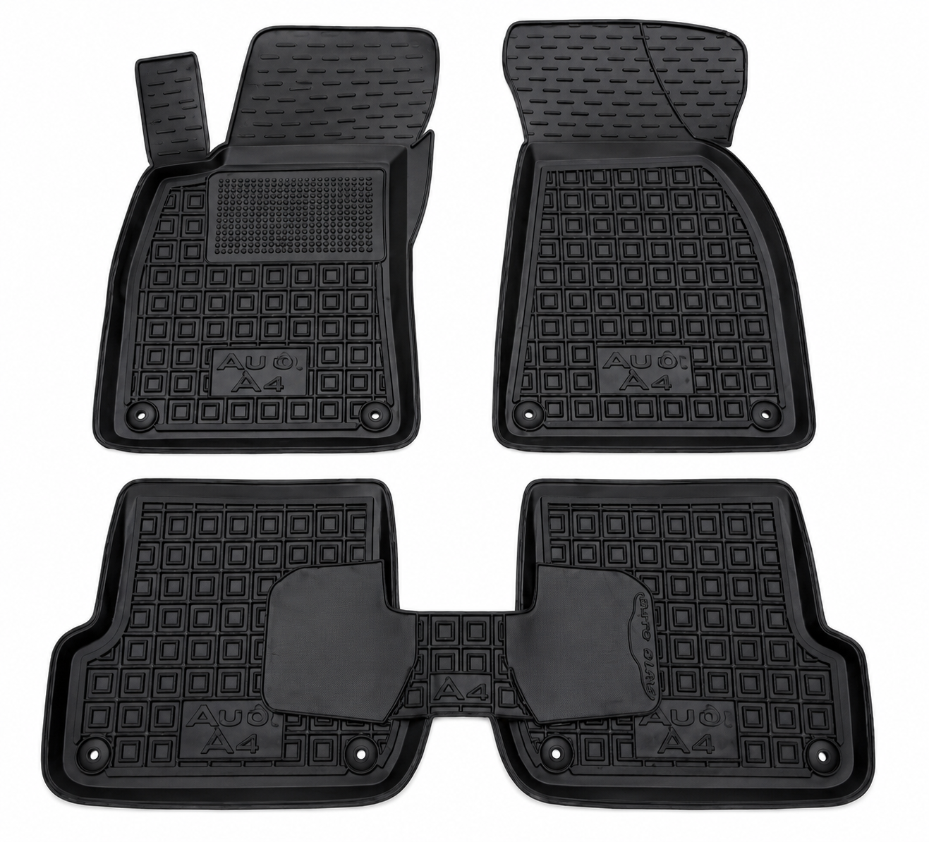 Tappetini di gomma su misura Audi A4 B6 2000-2006 - colore Nero
