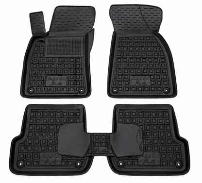 Tappetini di gomma su misura Audi A4 B6 2000-2006 - colore Nero
