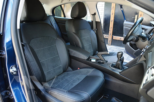 Maßgefertigte Sitzbezüge für Renault Megane IV (2016–2024), Lederoptik