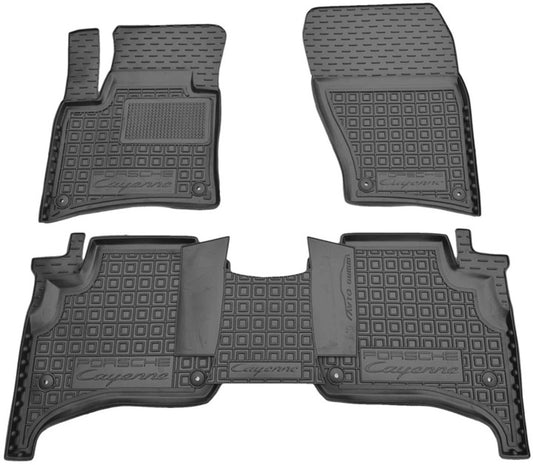 Set tappetini di gomma su misura Porsche Cayenne (2010-2017)