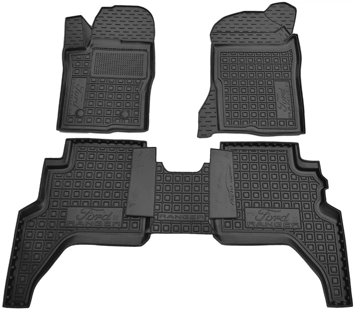 Set tappetini di gomma su misura per Ford Ranger 5 (2022-oggi)