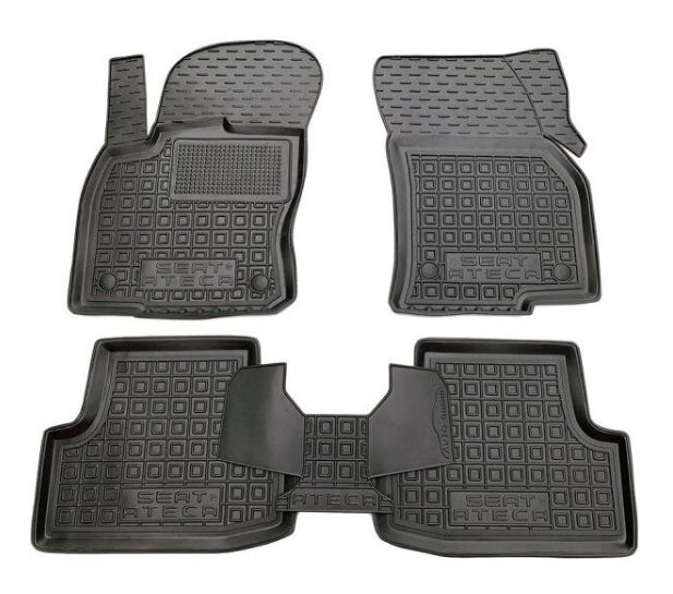 Set tappetini di gomma su misura per Seat Ateca (2016-2026)