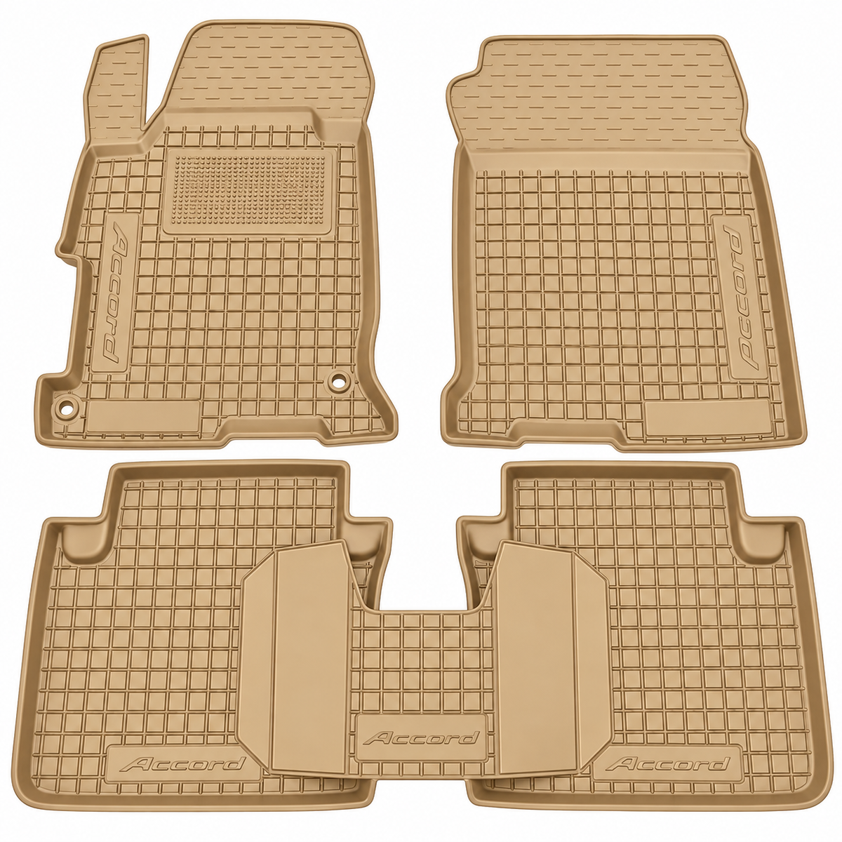 Set tappetini di gomma su misura per Honda Accord 9 (2012-2017)