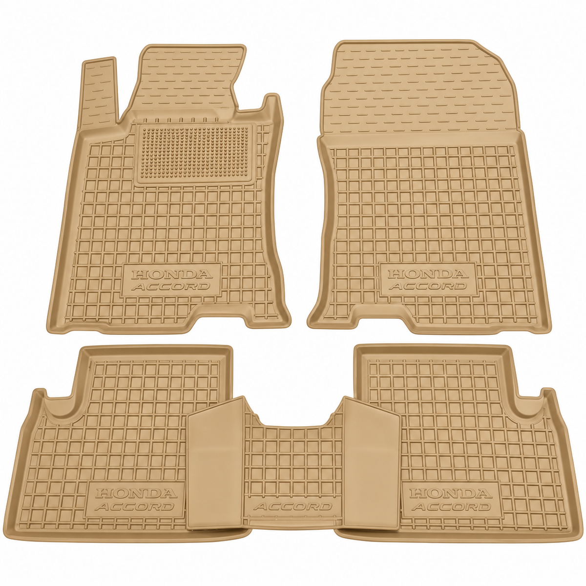 Set tappetini di gomma su misura per Honda Accord 8 (2008-2012)