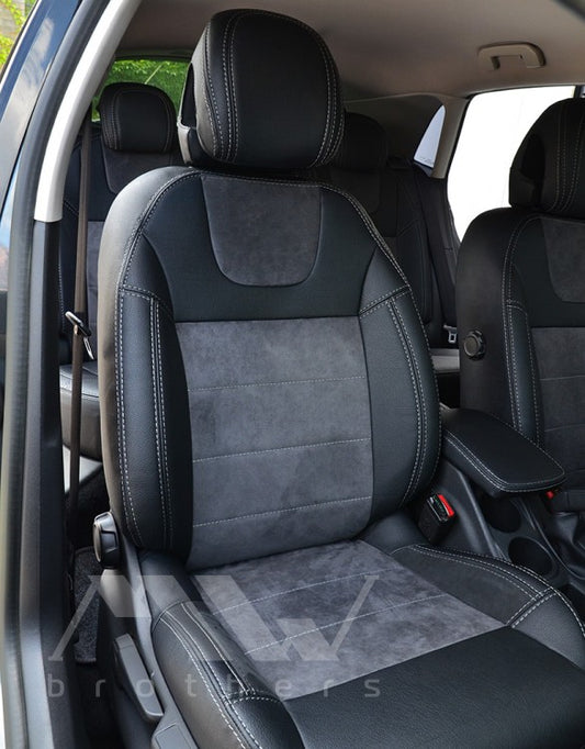 Maßgefertigte Sitzbezüge für Citroën C4 2 (2010–2018), Lederoptik