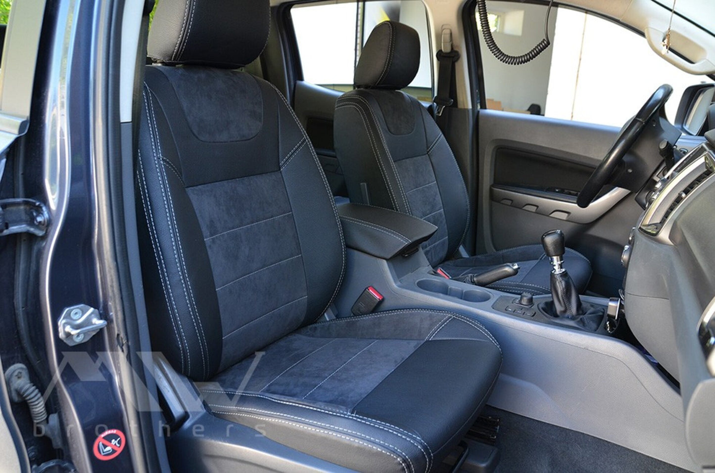 Set coprisedili su misura per Ford Ranger 4 (2011-2022), Leather Style