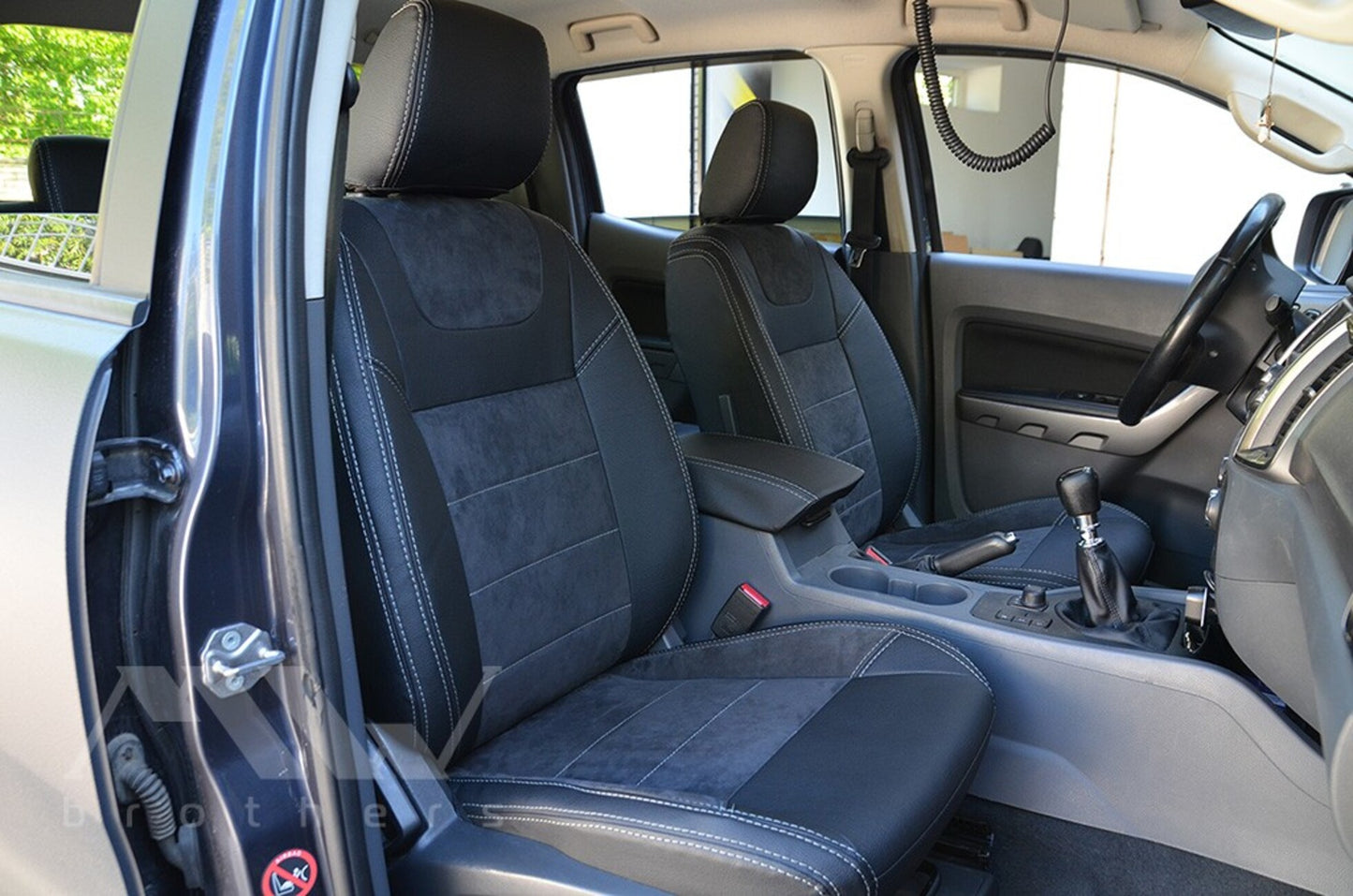 Set coprisedili su misura per Ford Ranger 4 (2011-2022), Leather Style