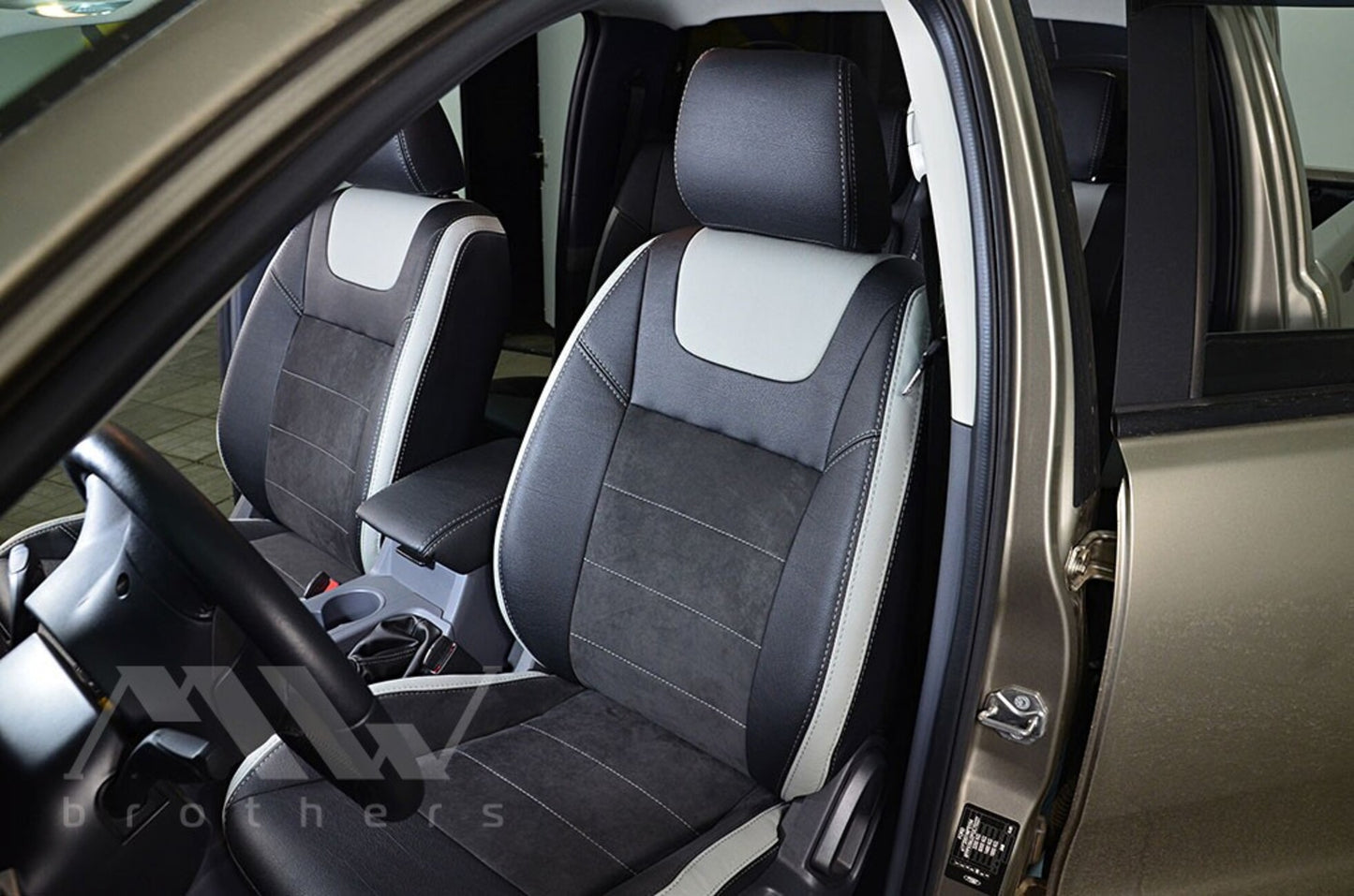 Set coprisedili su misura per Ford Ranger 4 (2011-2022), Leather Style