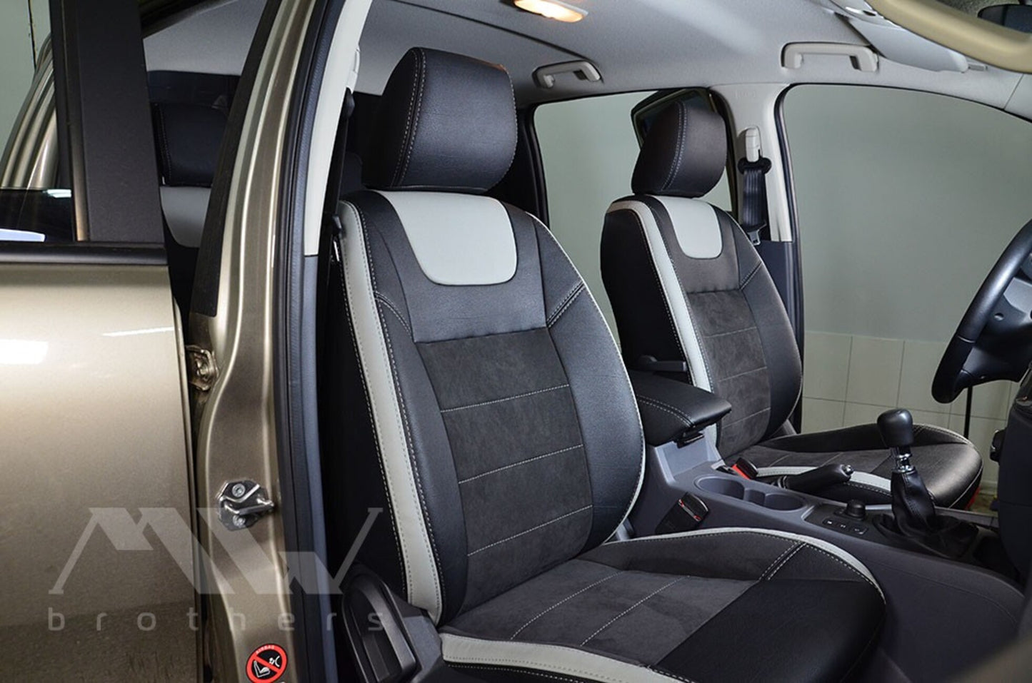 Set coprisedili su misura per Ford Ranger 4 (2011-2022), Leather Style
