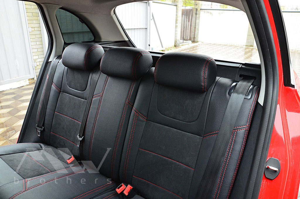Set coprisedili su misura per Skoda Fabia 2 (2007-2014), Leather Style