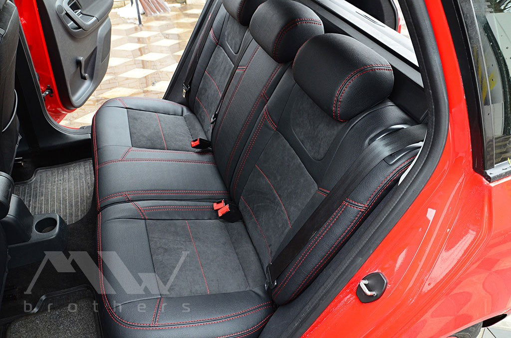 Set coprisedili su misura per Skoda Fabia 2 (2007-2014), Leather Style