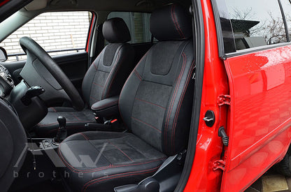 Set coprisedili su misura per Skoda Fabia 2 (2007-2014), Leather Style