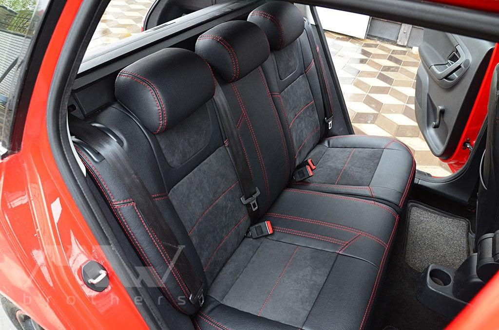 Set coprisedili su misura per Skoda Fabia 2 (2007-2014), Leather Style