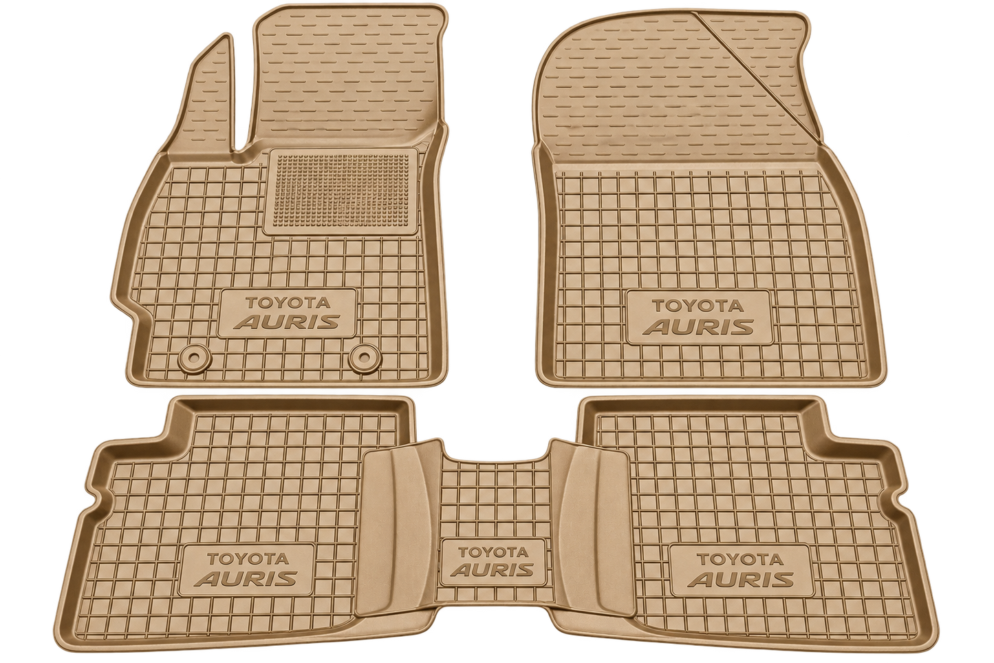 Set tappetini di gomma su misura per Toyota Auris 1 (E150) (2006-2012)