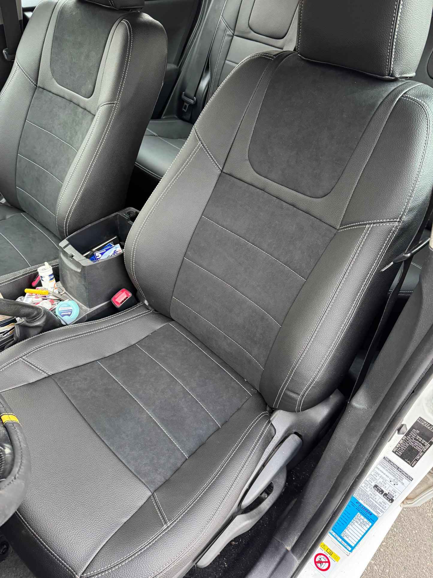 Set Coprisedili su misura per Toyota Auris 2 (E180) (2012-2018) Hybrida, Leather style