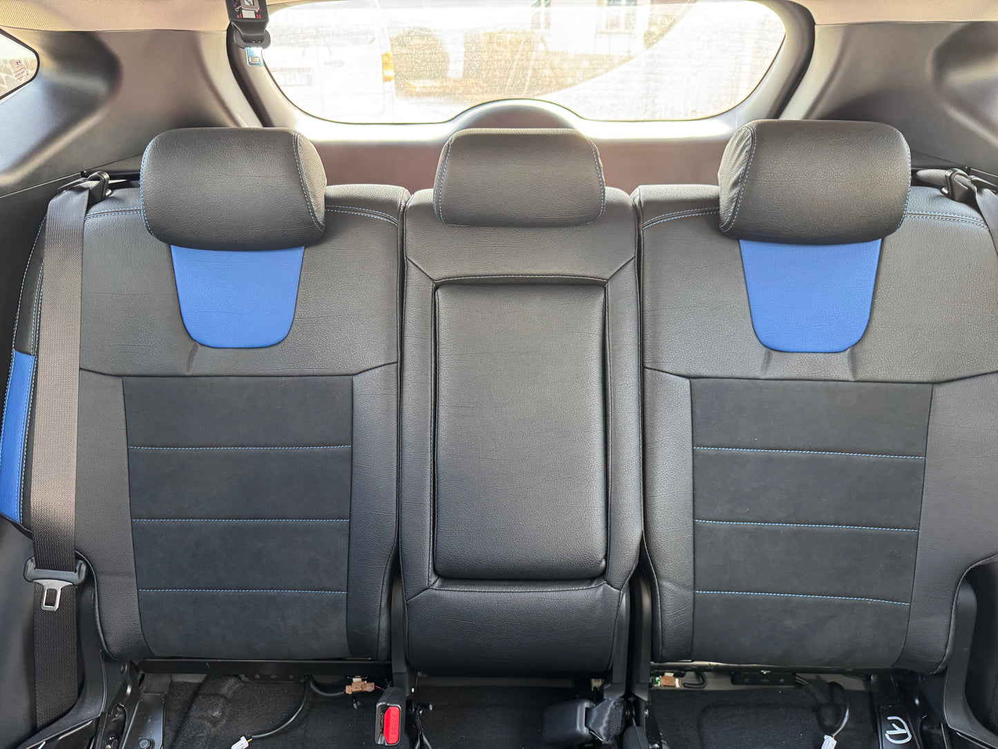 Maßgefertigtes Sitzbezugsset für Hyundai Tucson 4 (NX4) Hybrid (2020–heute), Leder-Look
