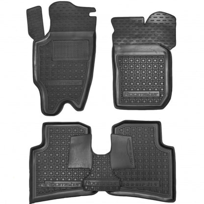 Set tappetini di gomma su misura per Skoda Roomster I (2006–2015)
