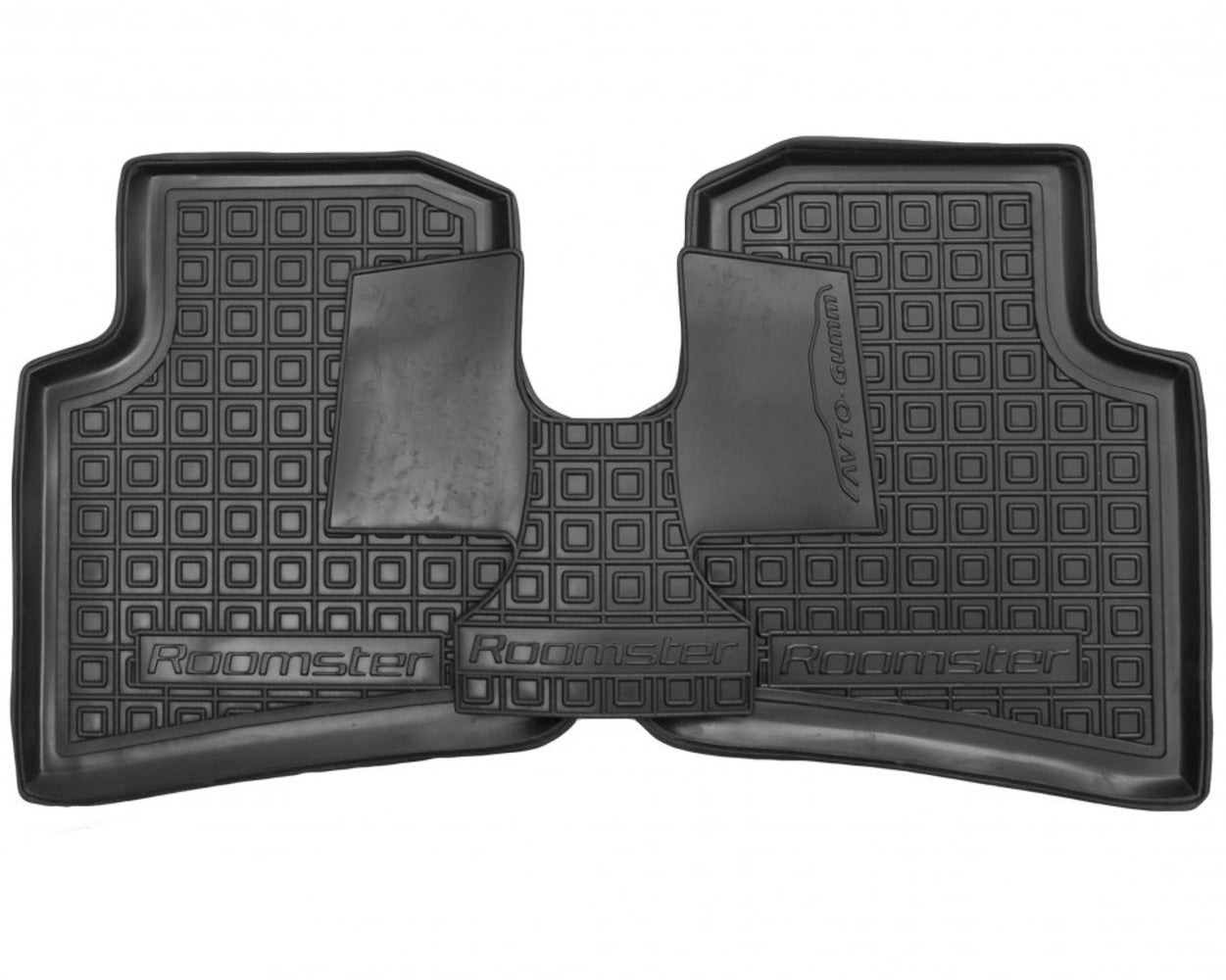 Set tappetini di gomma su misura per Skoda Roomster I (2006–2015)