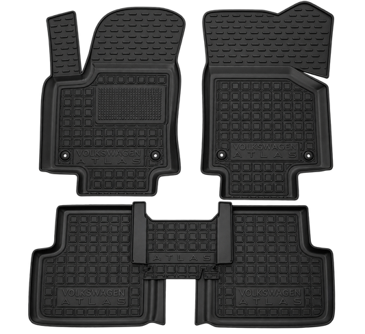 Set tappetini di gomma su misura per Volkswagen Atlas (Teramont) (2017-2024)