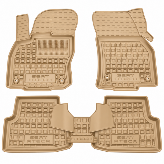 Set tappetini di gomma su misura per Seat Ateca (2016-2026)