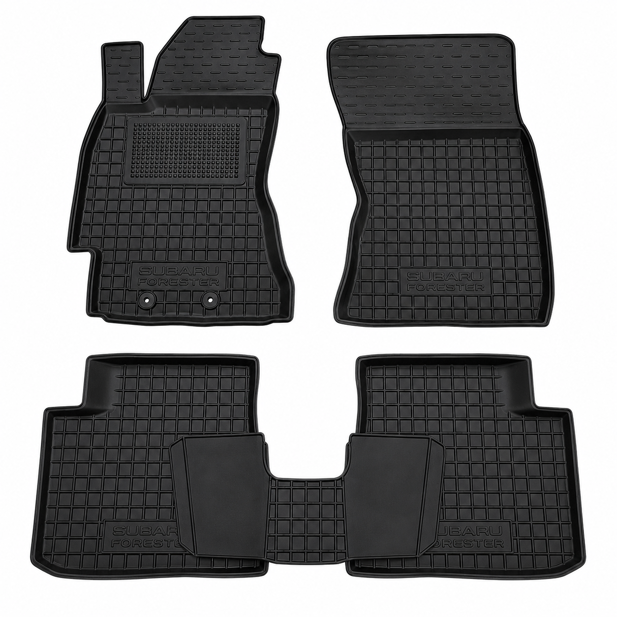 Set tappetini di gomma su misura per Subaru Forester 3 (SH) (2008-2012)