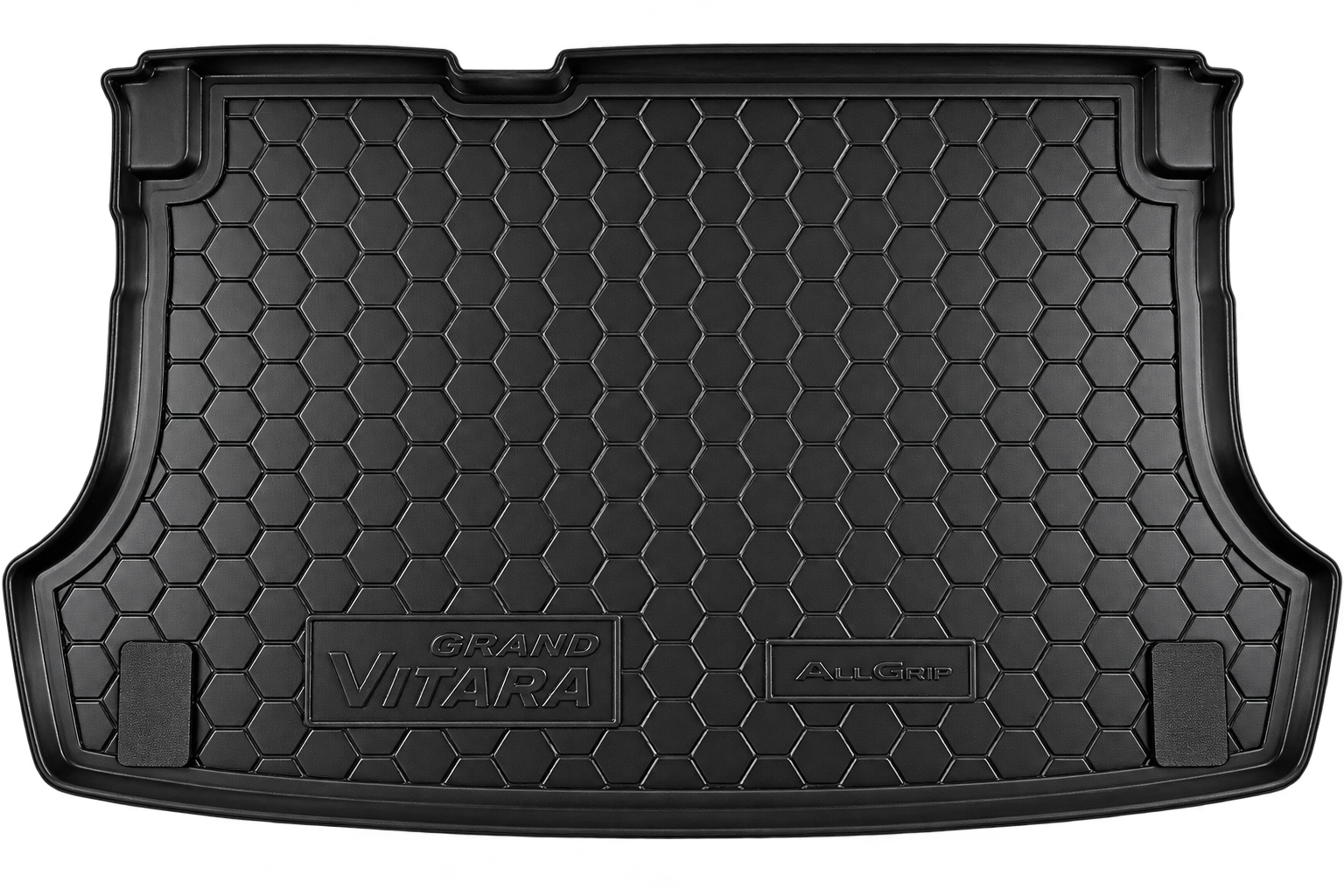 Tappetino di gomma su misura per bagagliaio Suzuki Grand Vitara (2005-2018) - Nero