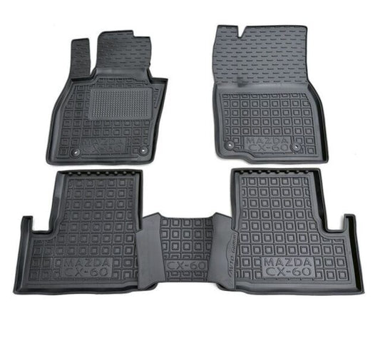 Set tappetini di gomma su misura per Mazda CX-60 (2023-oggi)