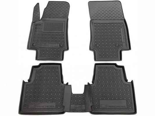 Set tappetini di gomma su misura per Citroen C3 Aircross (2017-oggi)